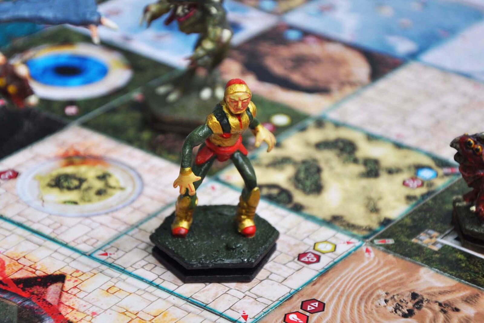 Nikon D90 sample photo. Prototype game, board game photography