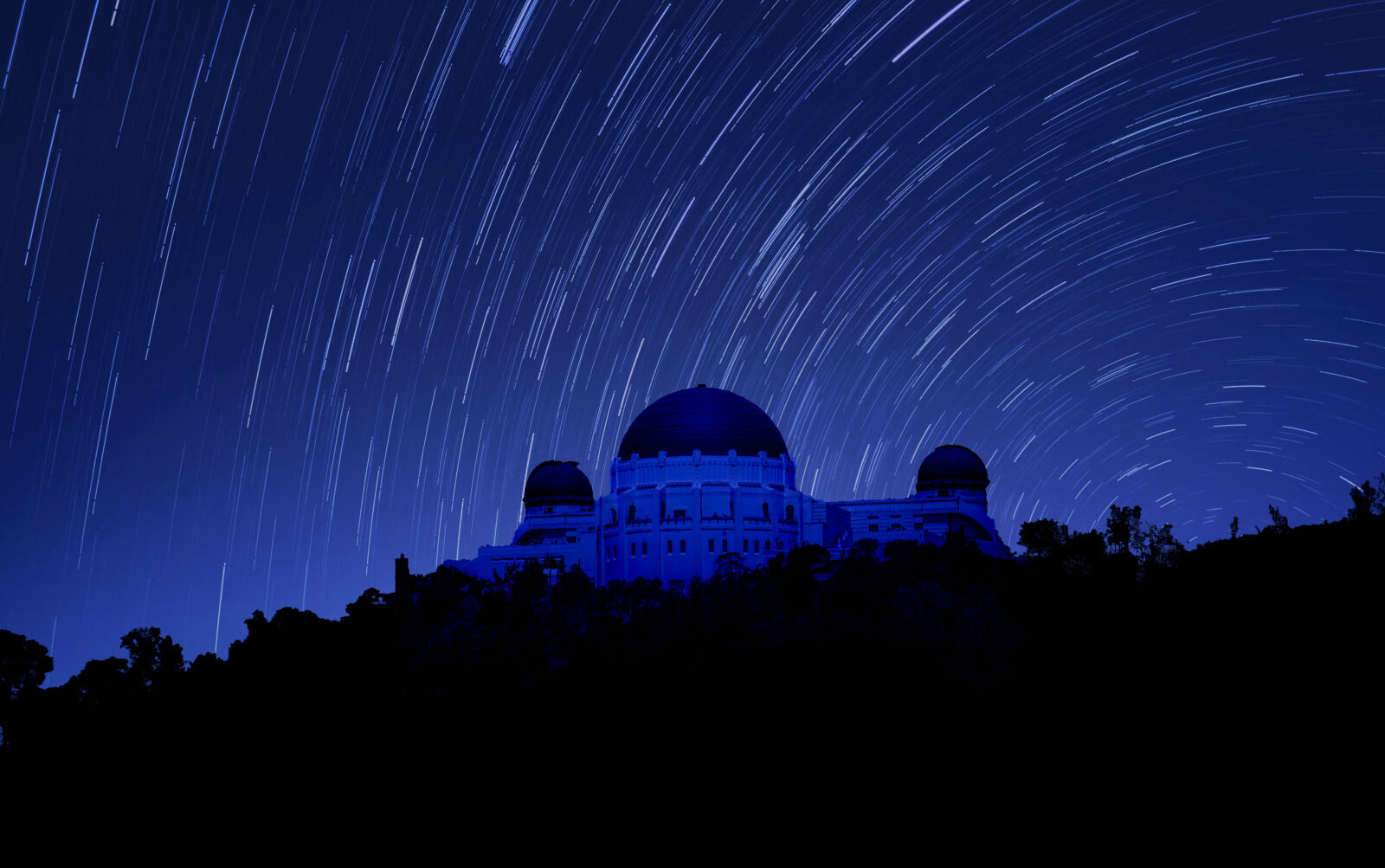 Canon EOS 750D (EOS Rebel T6i / EOS Kiss X8i) + Canon EF-S 55-250mm F4-5.6 IS STM sample photo. Astrophotography, griffith, observatory, hollywood photography