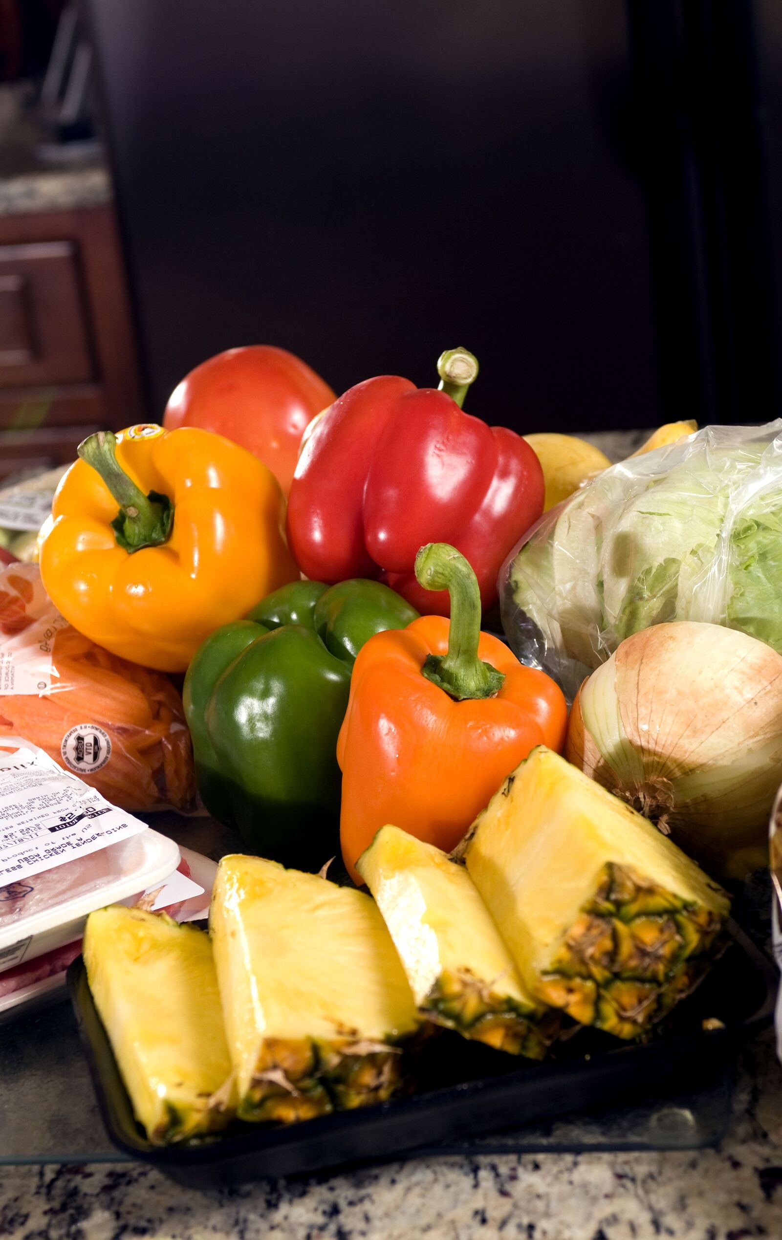 Nikon D300 sample photo. Bell peppers, red, yellow photography