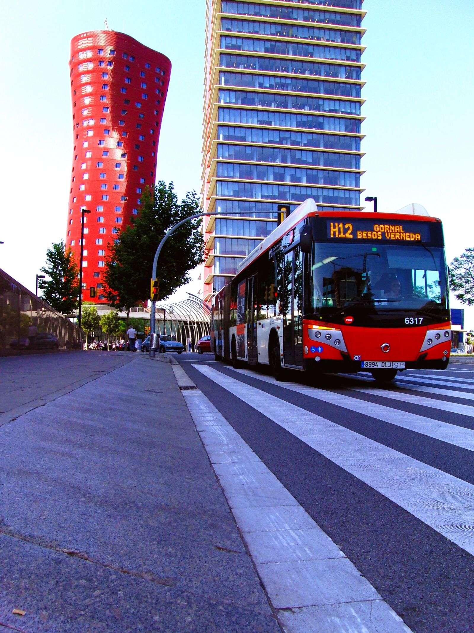 CASIO EX-FH20 sample photo. City, offices, architecture photography