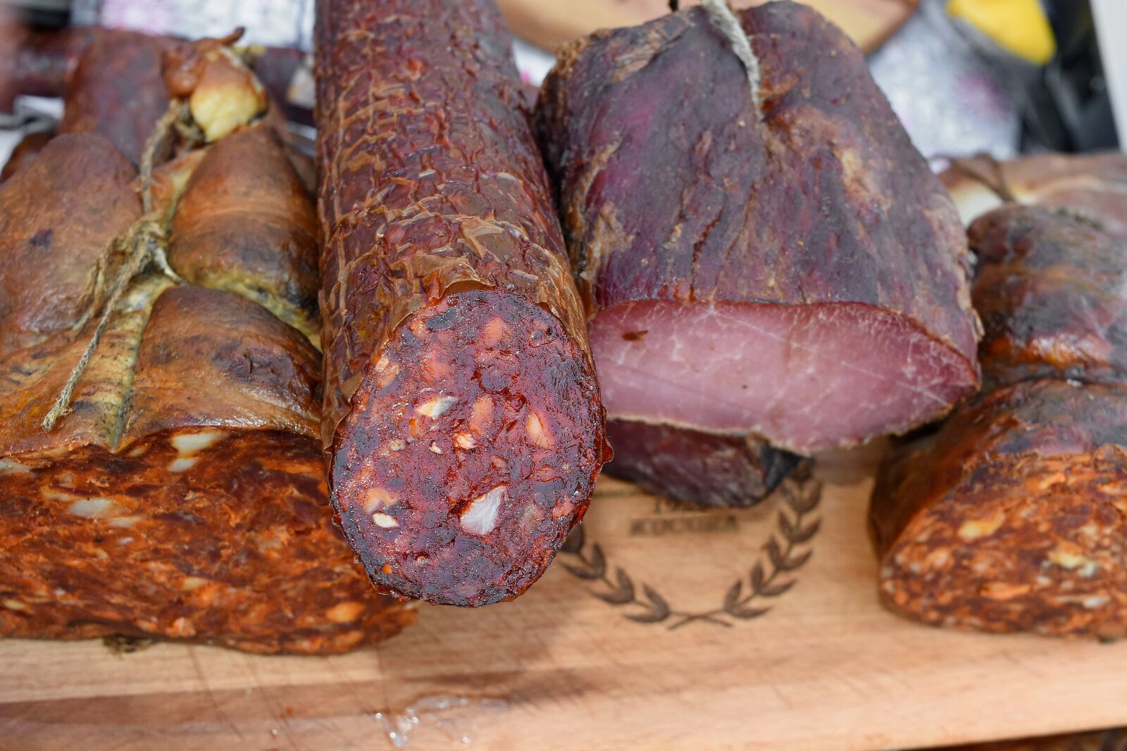 Nikon D5500 sample photo. Delicious, handmade, organic, pork photography