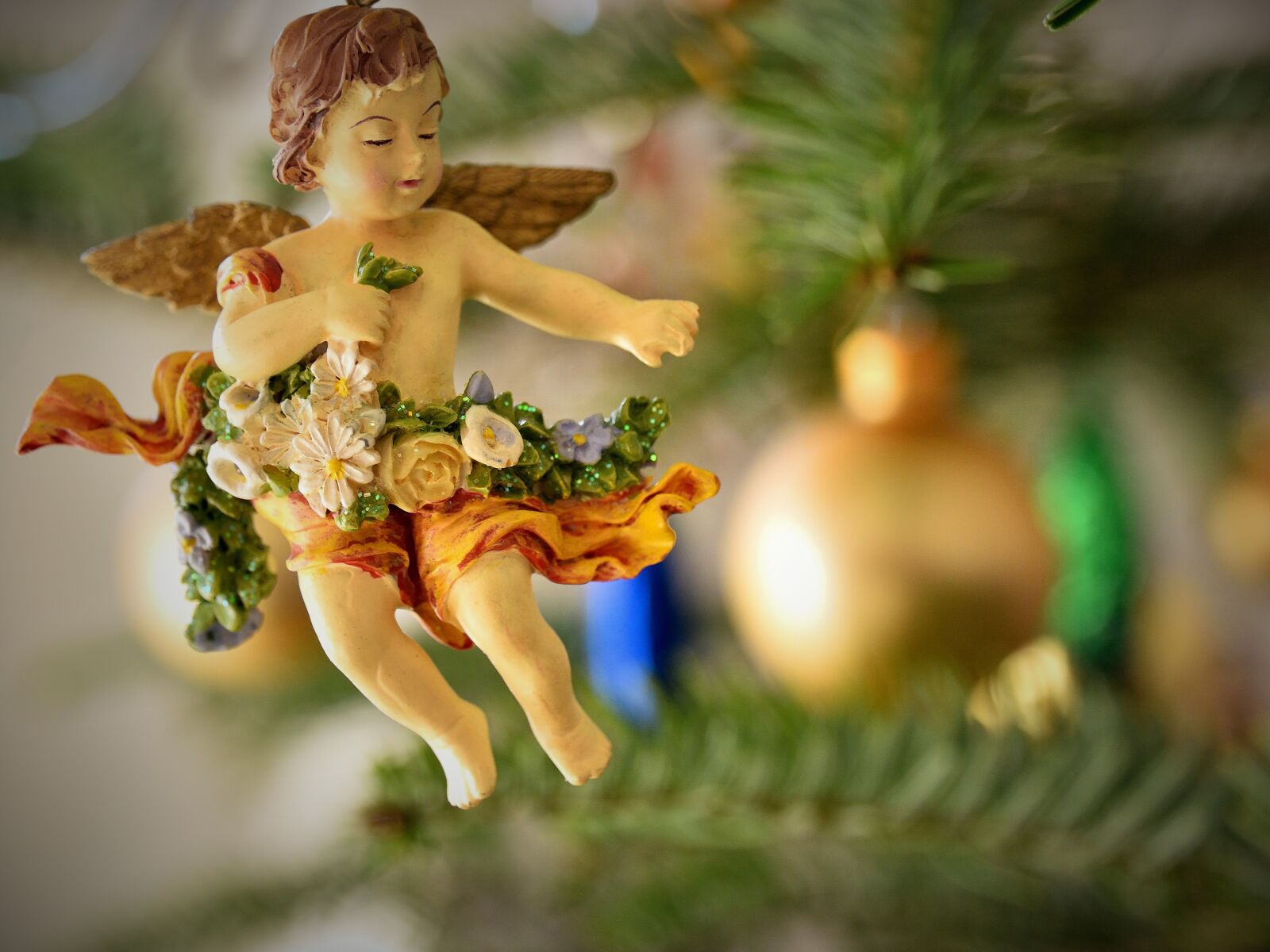 Nikon D5500 sample photo. Angel, weihnachtsbaumschmuck, figure photography