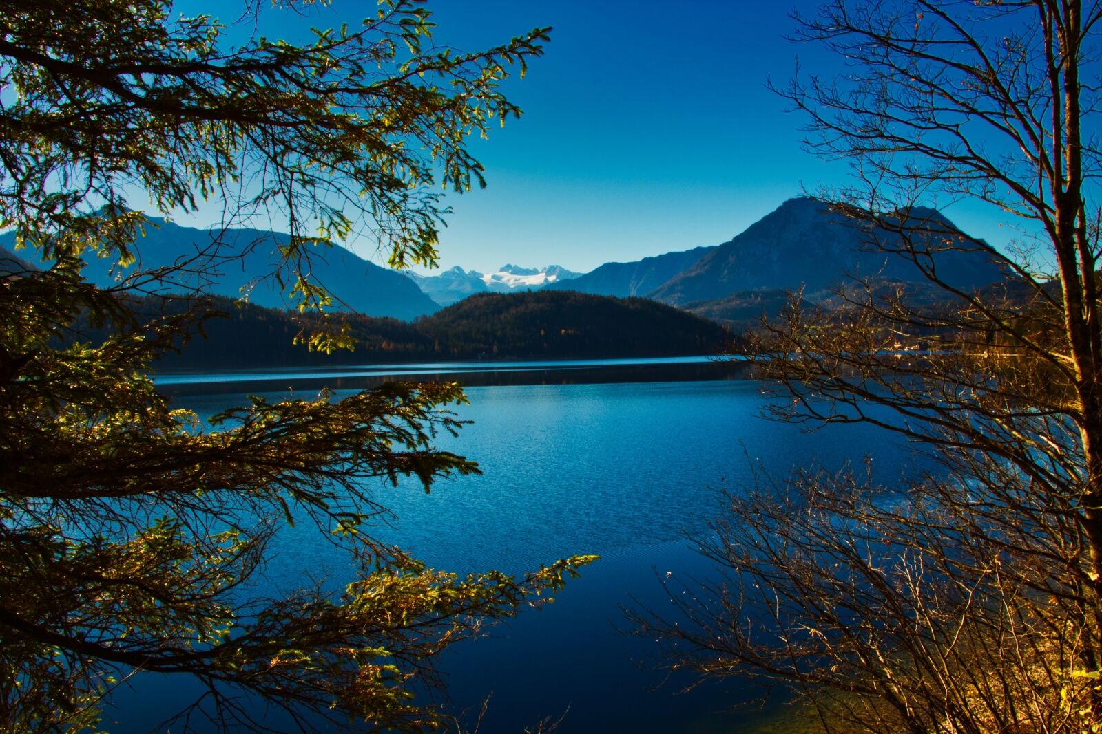 Canon EOS 700D (EOS Rebel T5i / EOS Kiss X7i) sample photo. Aussersee, dachstein, sun photography