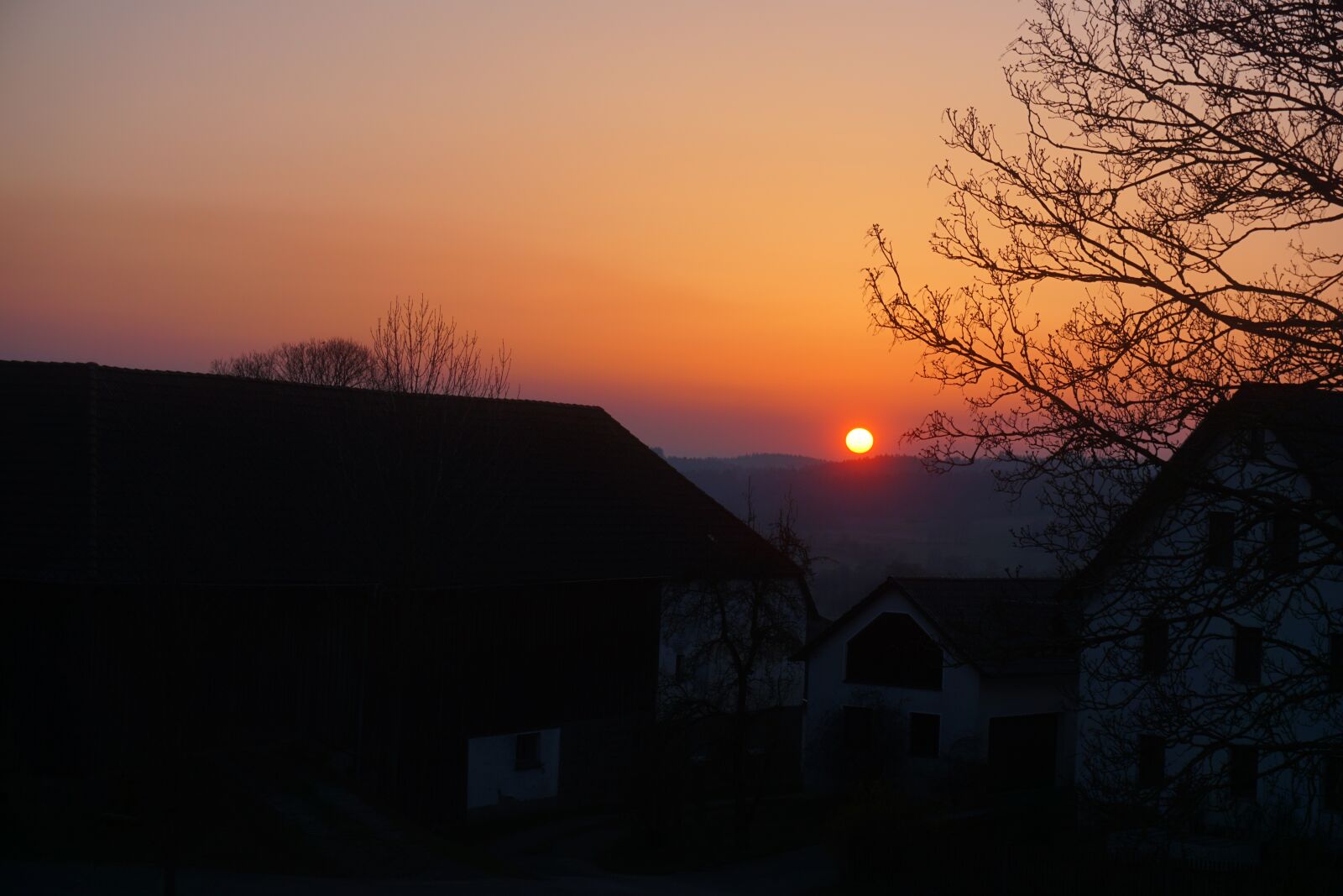 Sony a6000 sample photo. Sunset, sky, landscape photography
