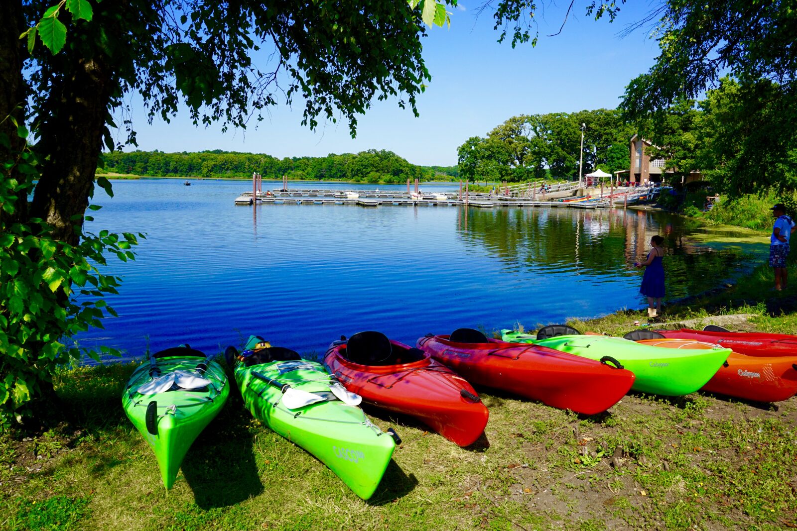 Sony a5100 sample photo. Kayak, boat, lake photography