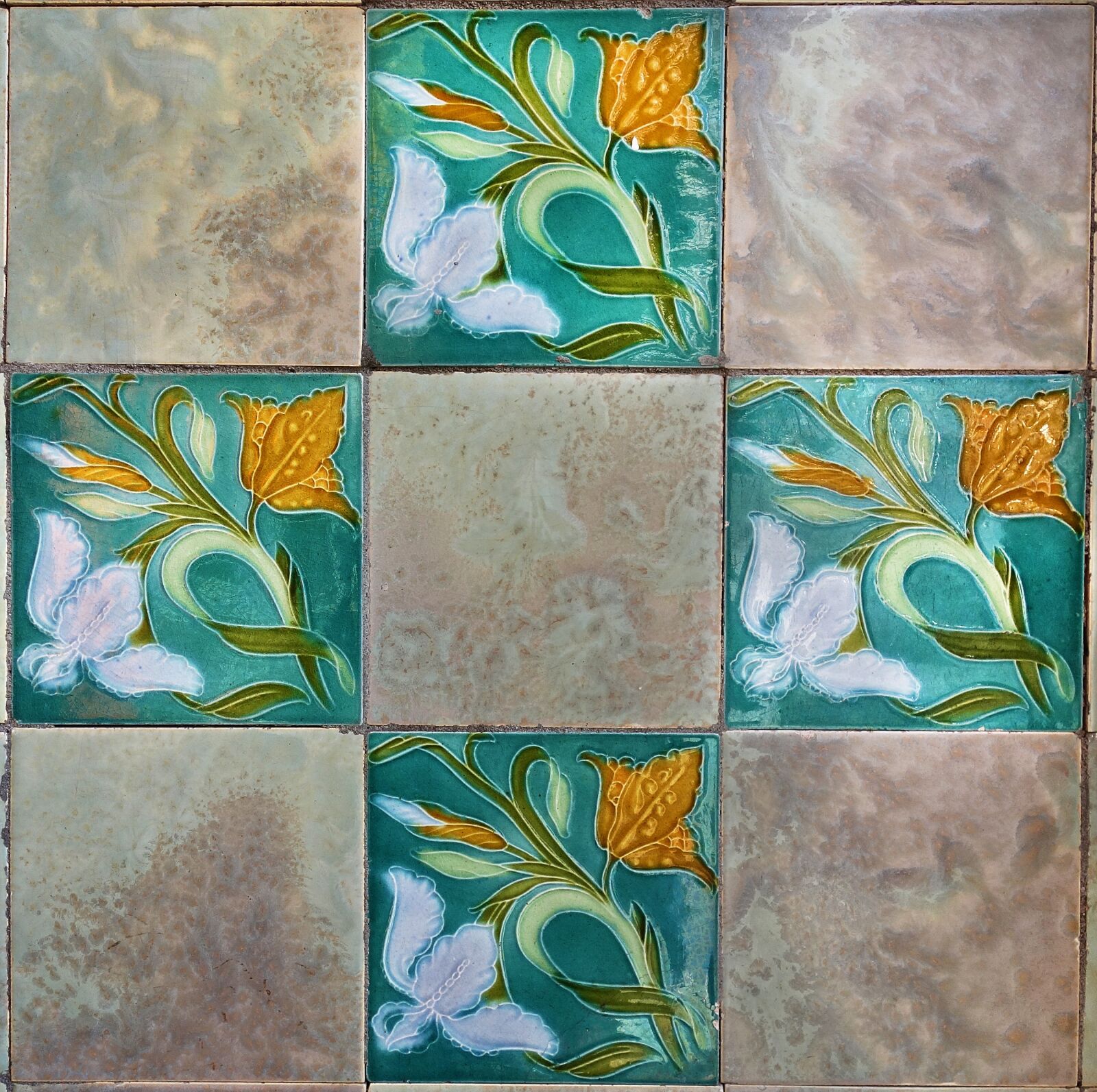 Sony Cyber-shot DSC-RX100 sample photo. Tile, wall tile, jugendstil photography
