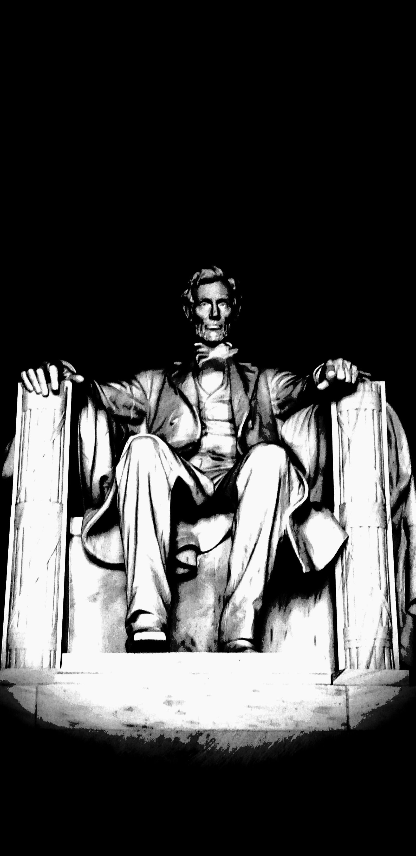 Samsung Galaxy Note9 sample photo. Monument, statue, lincoln photography