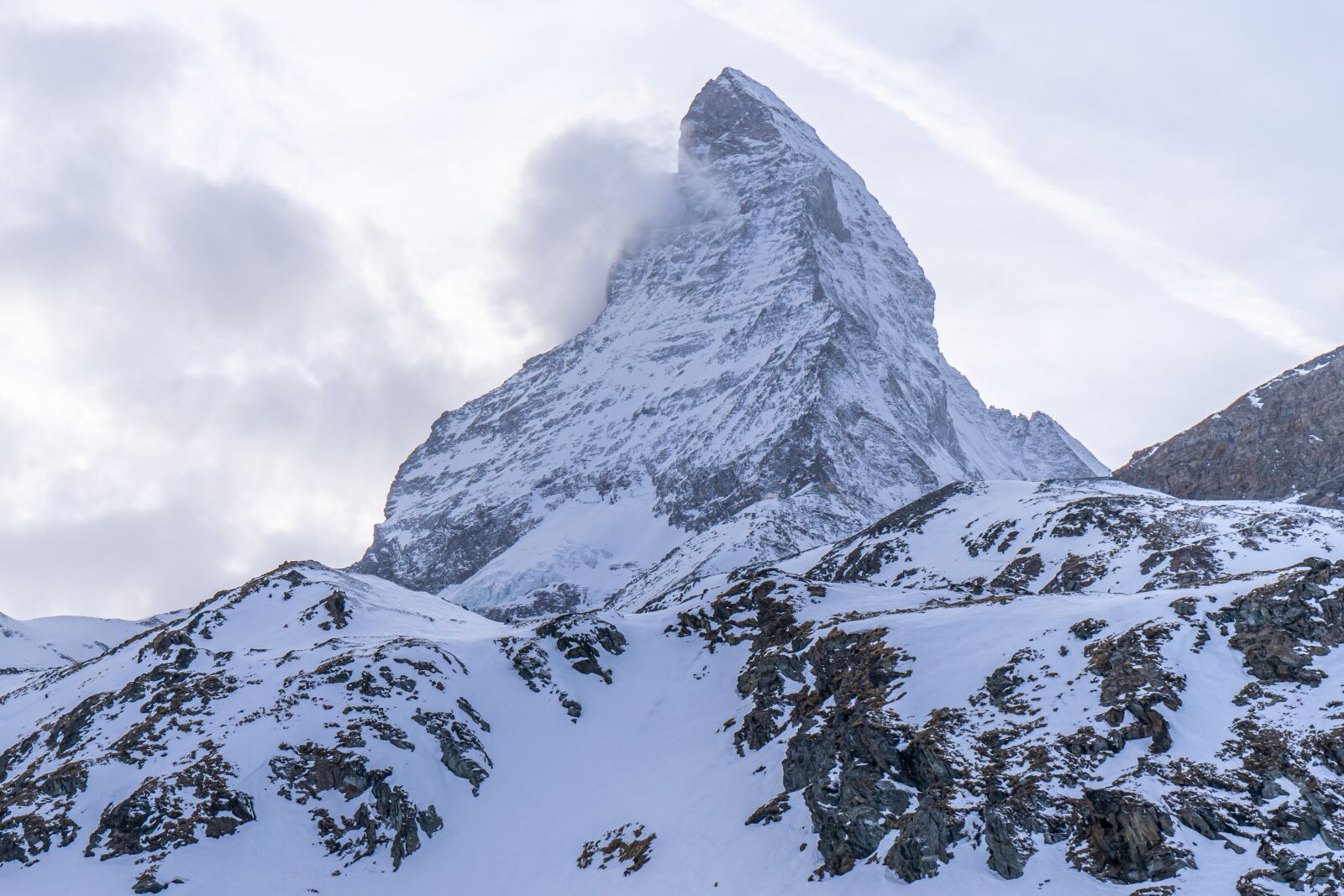 Sony a7 II + Sony FE 28-70mm F3.5-5.6 OSS sample photo. Mountain, zermatt, matterhorn photography