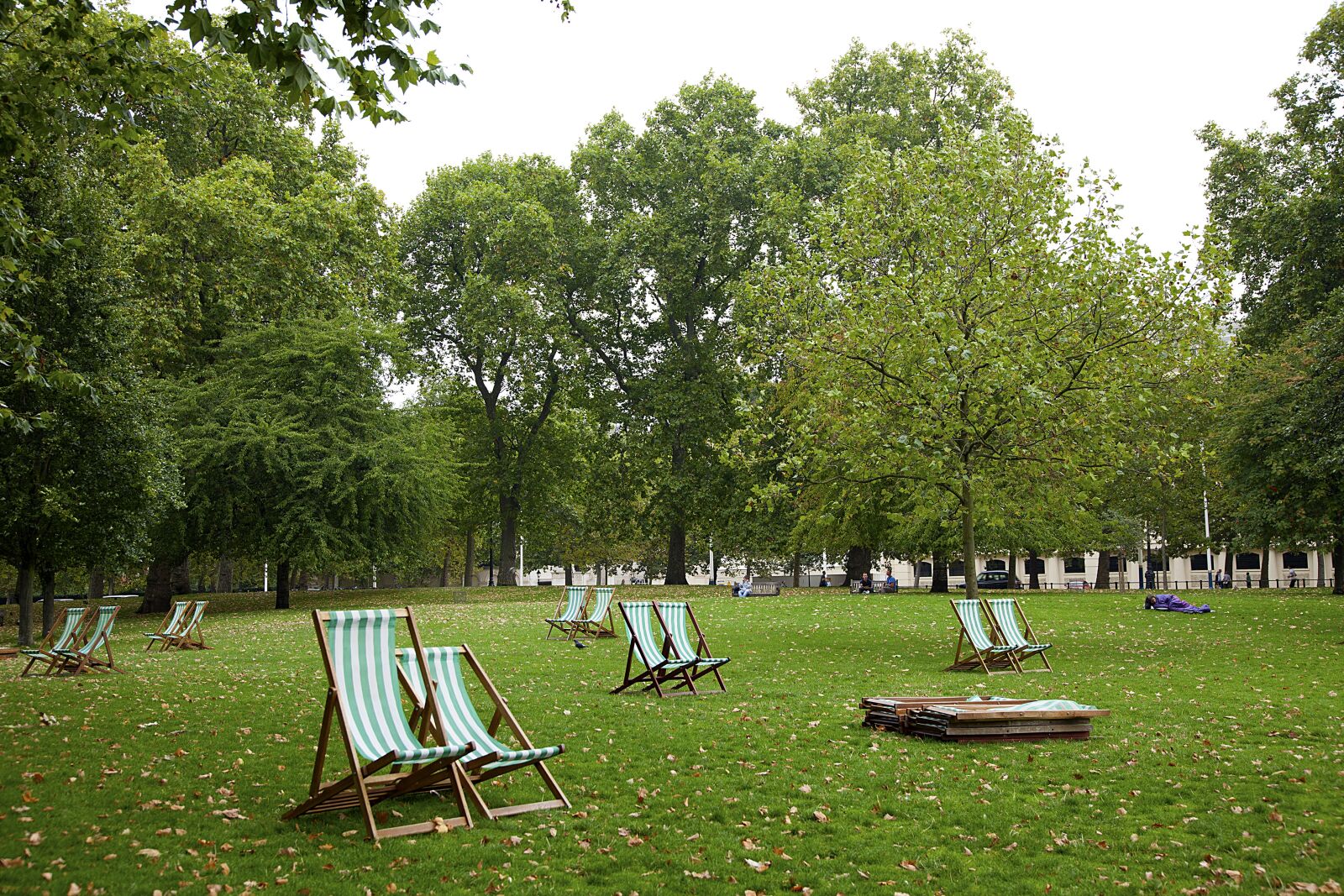 Canon EOS 5D Mark II sample photo. Park, deck chairs, relaxation photography