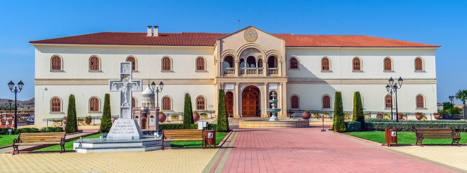 Nikon D3300 sample photo. Tamassos bishop, building, architecture photography
