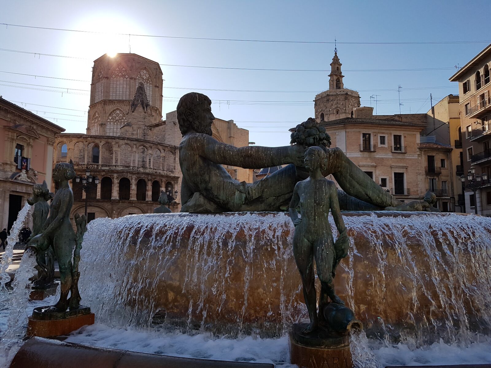 Samsung Galaxy S7 sample photo. Fountains, statues, old photography