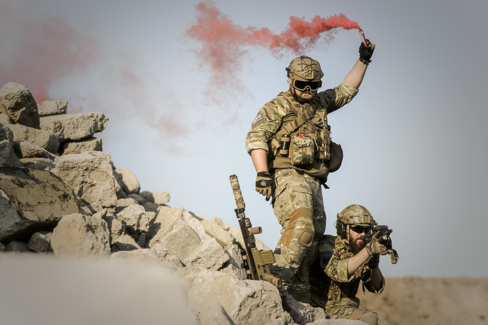 Nikon D600 sample photo. War, desert, guns photography