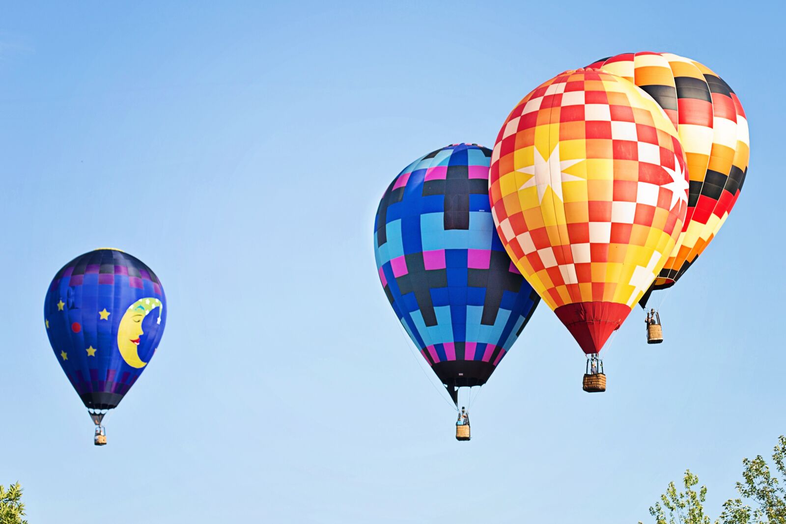 Canon EF 50mm F1.4 USM sample photo. Hot air balloons, colorful photography