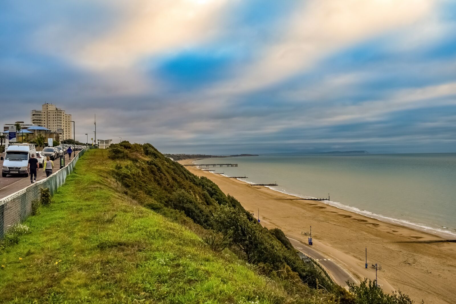 Nikon D3300 sample photo. Bournemouth, east cliff, beach photography