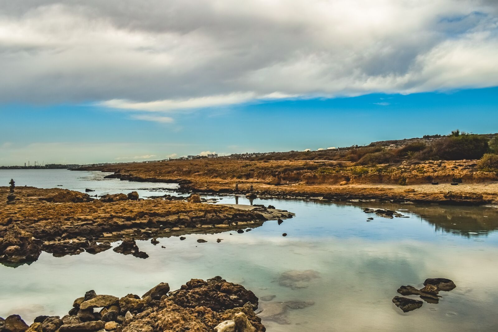 Nikon D3300 sample photo. Rocky coast, mirroring, landscape photography