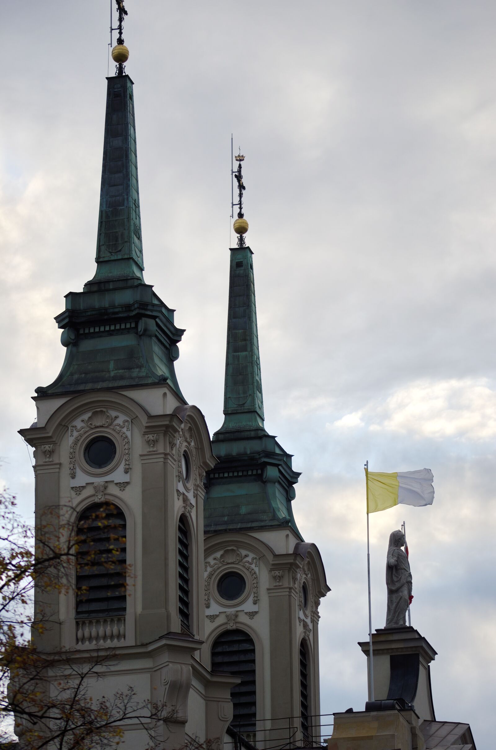Nikon D5100 sample photo. The towers, church, cross photography