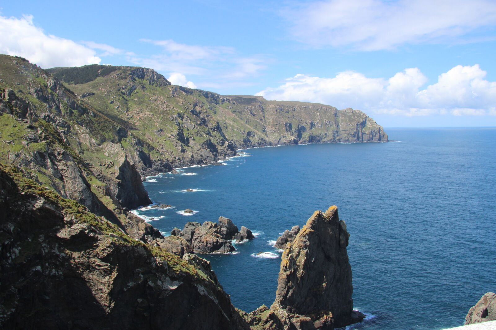 Canon EF-S 17-85mm F4-5.6 IS USM sample photo. Cliff, atlantic, northern spain photography
