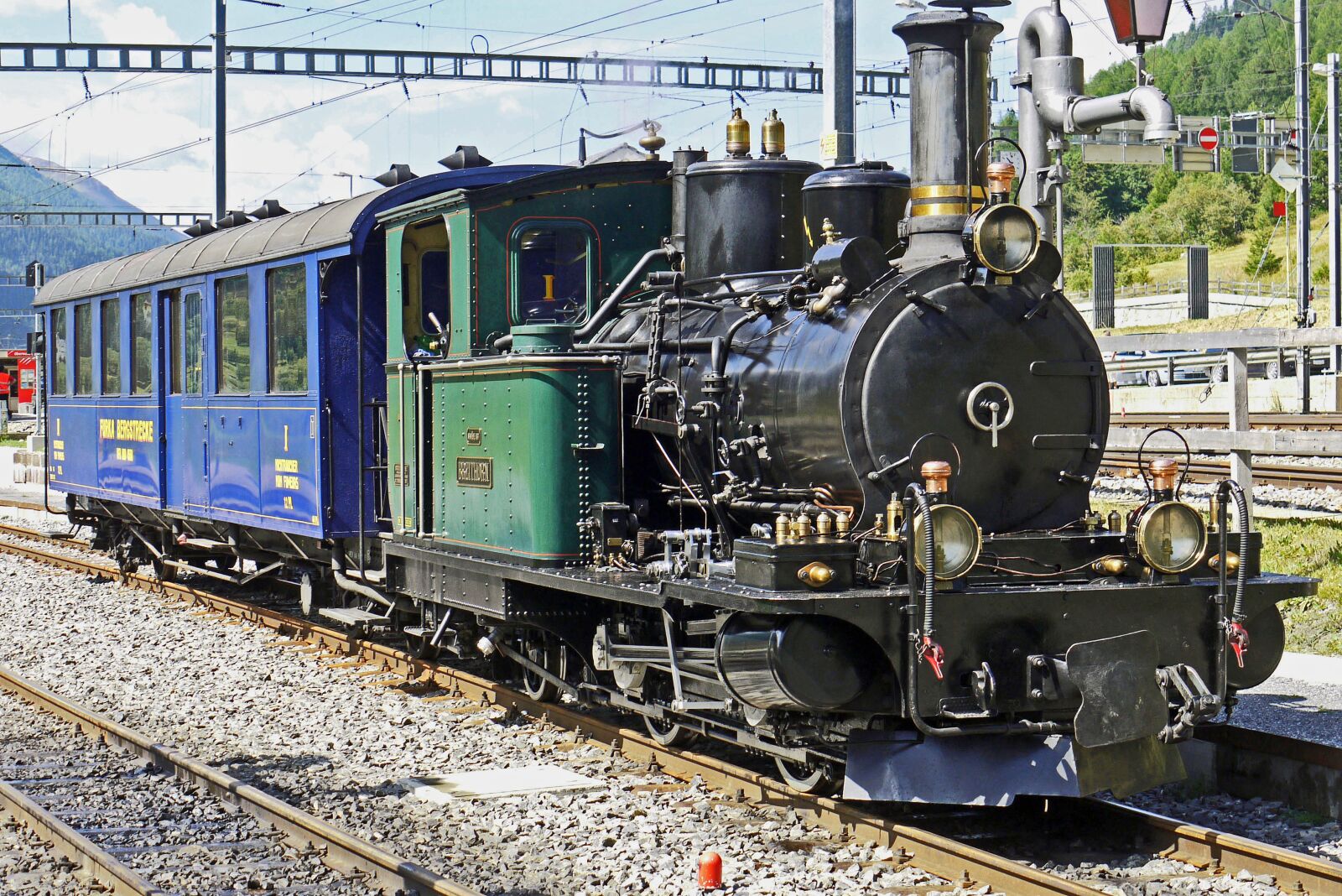 Panasonic Lumix DMC-G1 sample photo. Switzerland, steam locomotive, steam photography