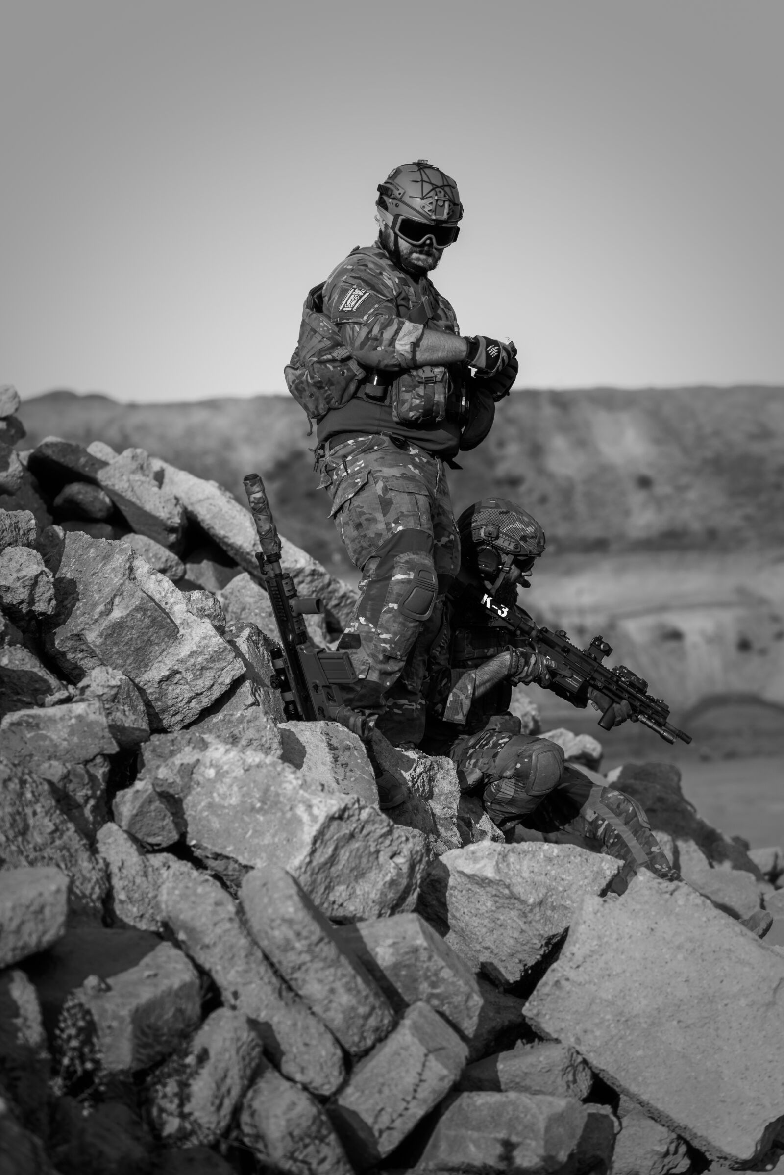 Nikon D600 sample photo. War, desert, guns photography