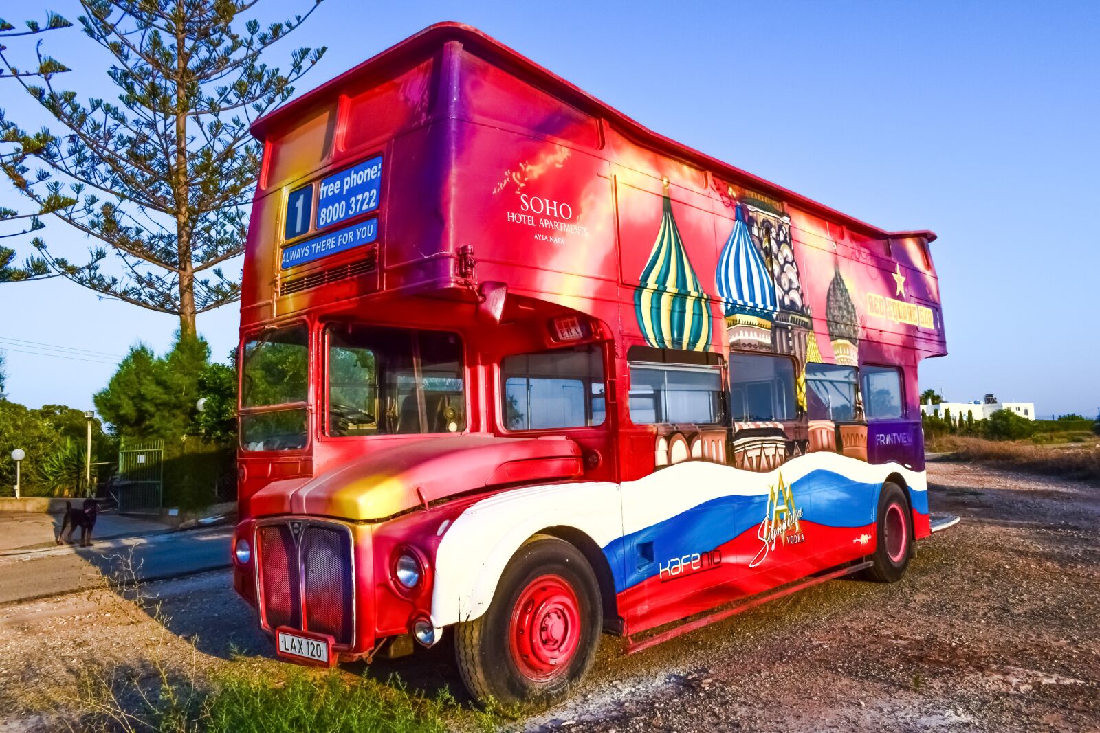 Nikon D3300 sample photo. Bus, double-decker bus, colorful photography