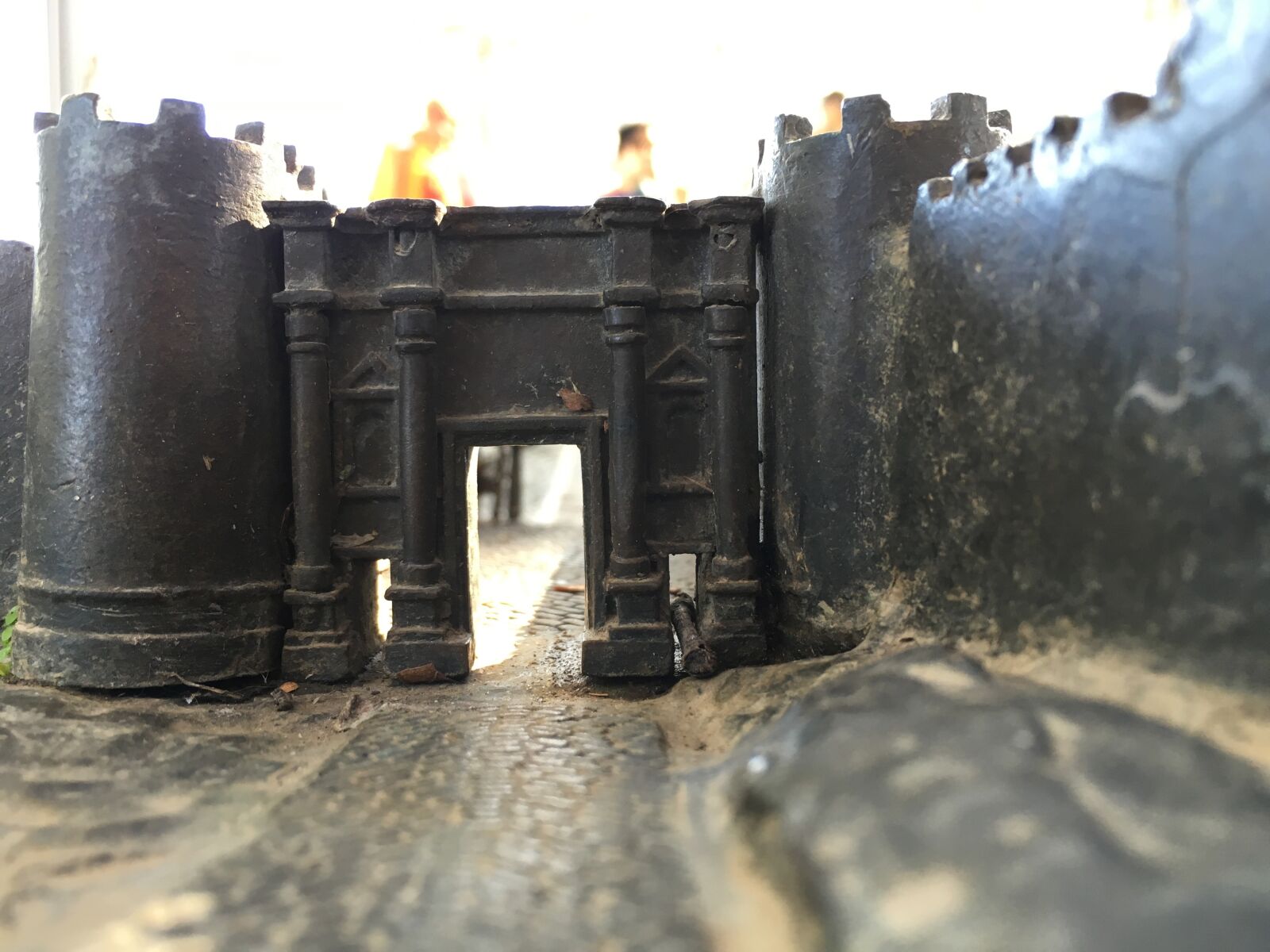 Apple iPhone 6s sample photo. Miniature, castle, stone photography