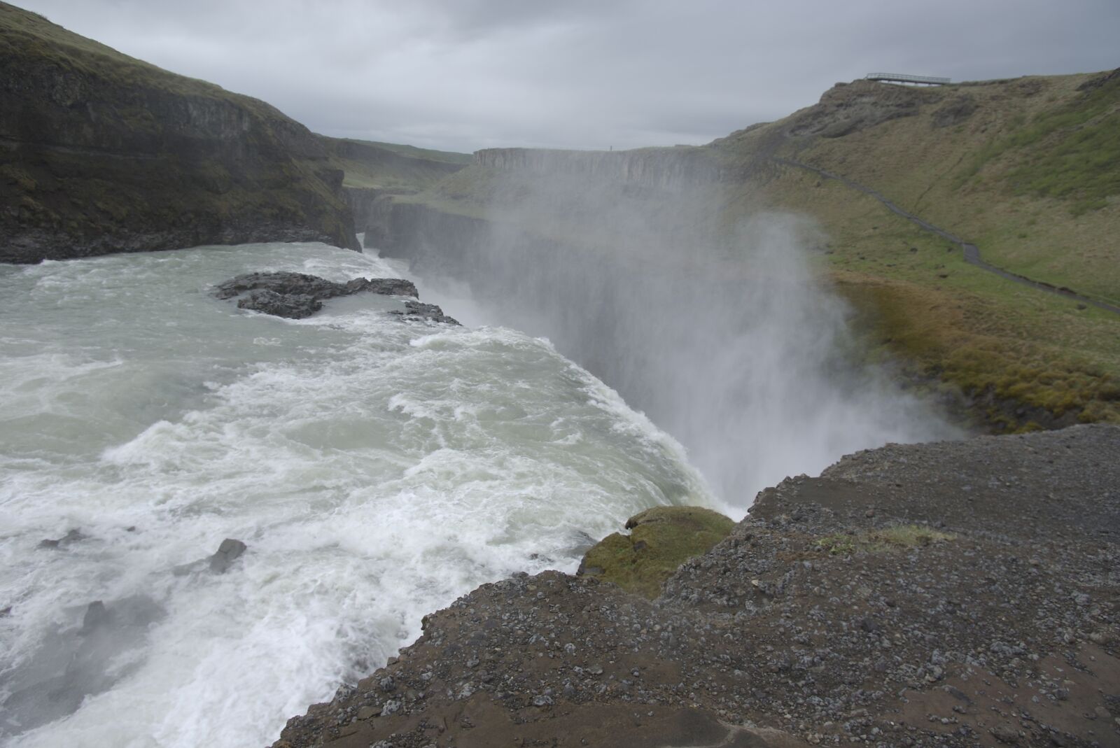 Pentax K10D sample photo. Iceland, gold ring, falls photography