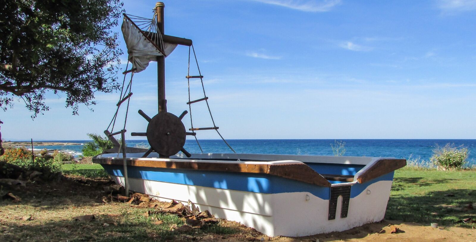 Canon PowerShot SX400 IS sample photo. Cyprus, protaras, boat photography