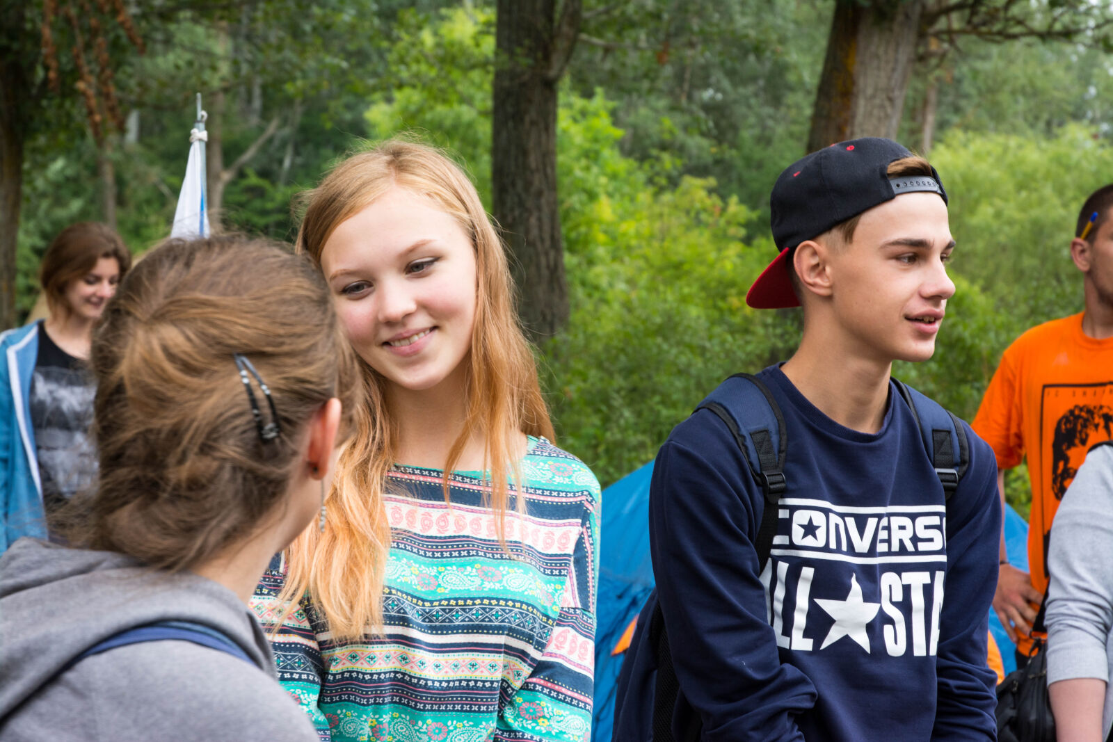 Nikon D7100 sample photo. Camp, dip, forest, pine photography