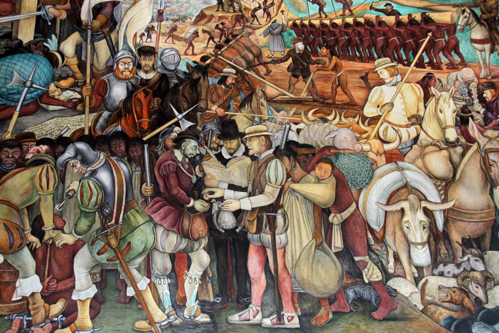 Canon EOS 7D sample photo. Mural, diego, rivera photography
