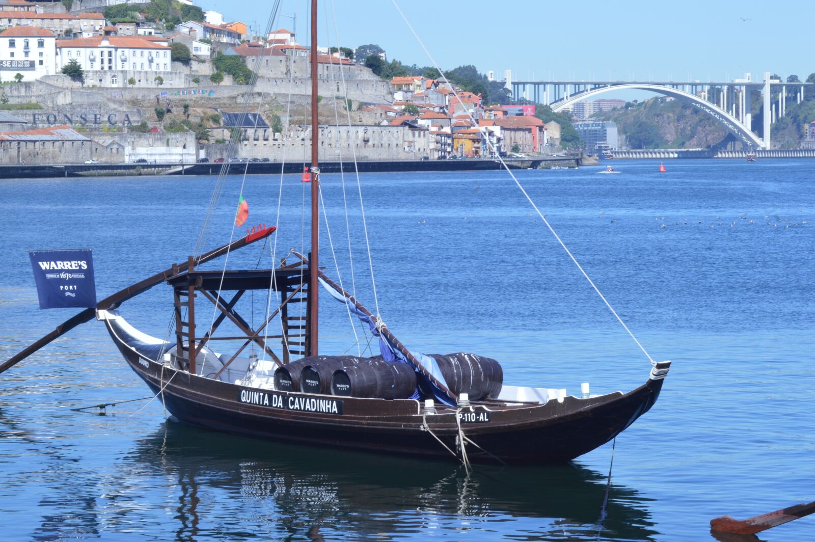 Nikon D3200 sample photo. Boat, port, drums photography