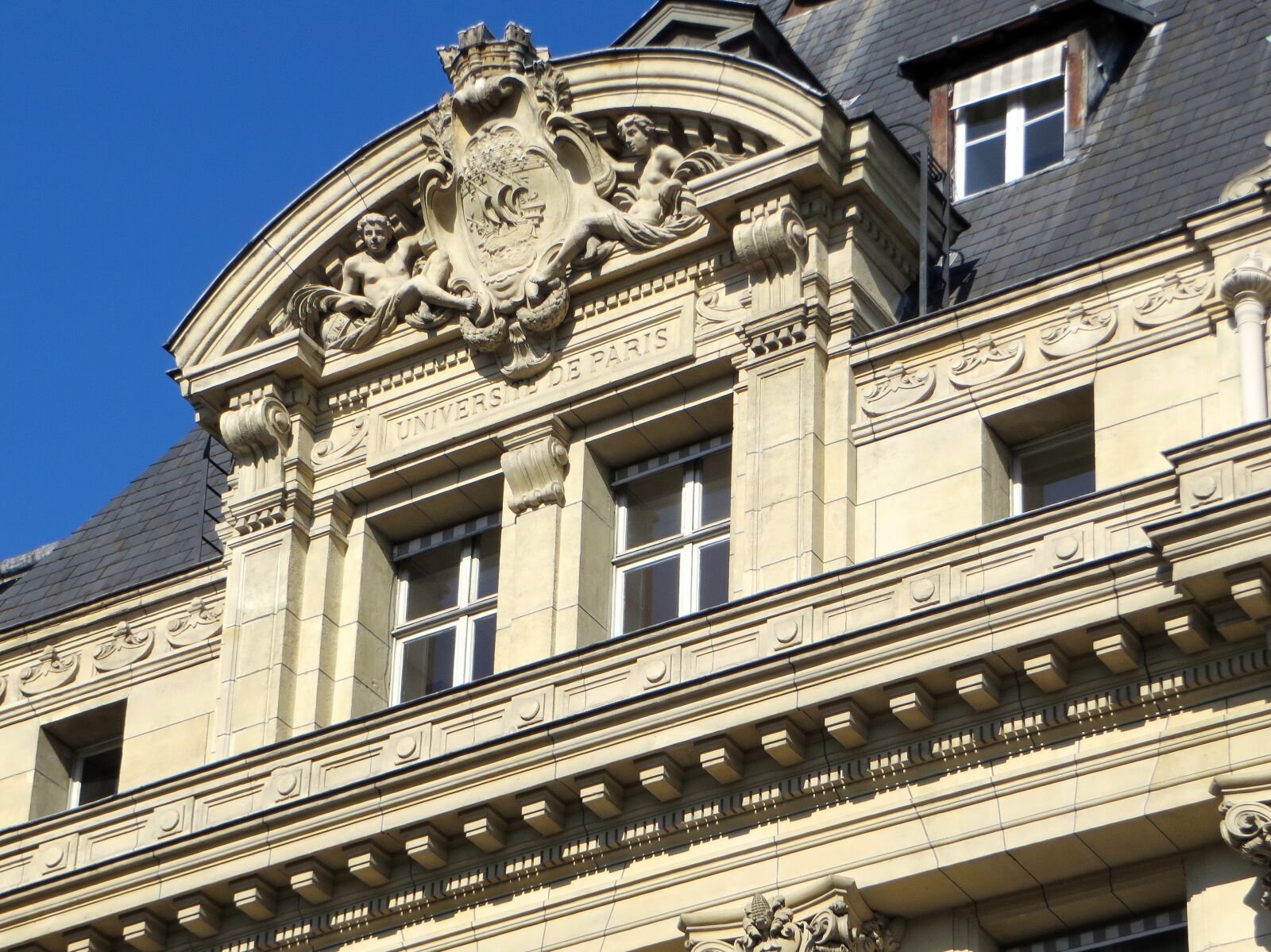 Canon PowerShot SX270 HS sample photo. Paris, sorbonne, university photography