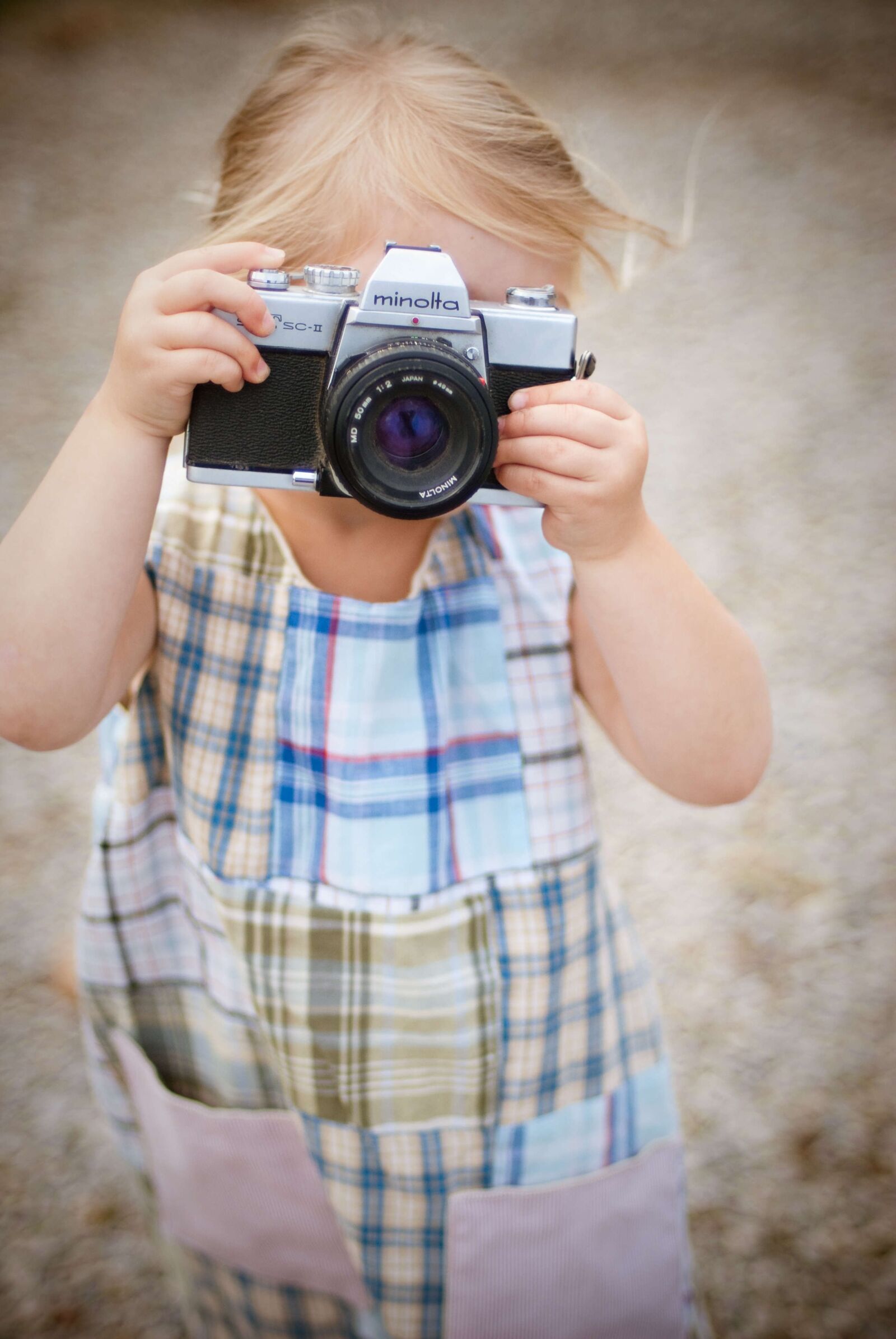 Nikon D200 sample photo. Camera, film, little girl photography