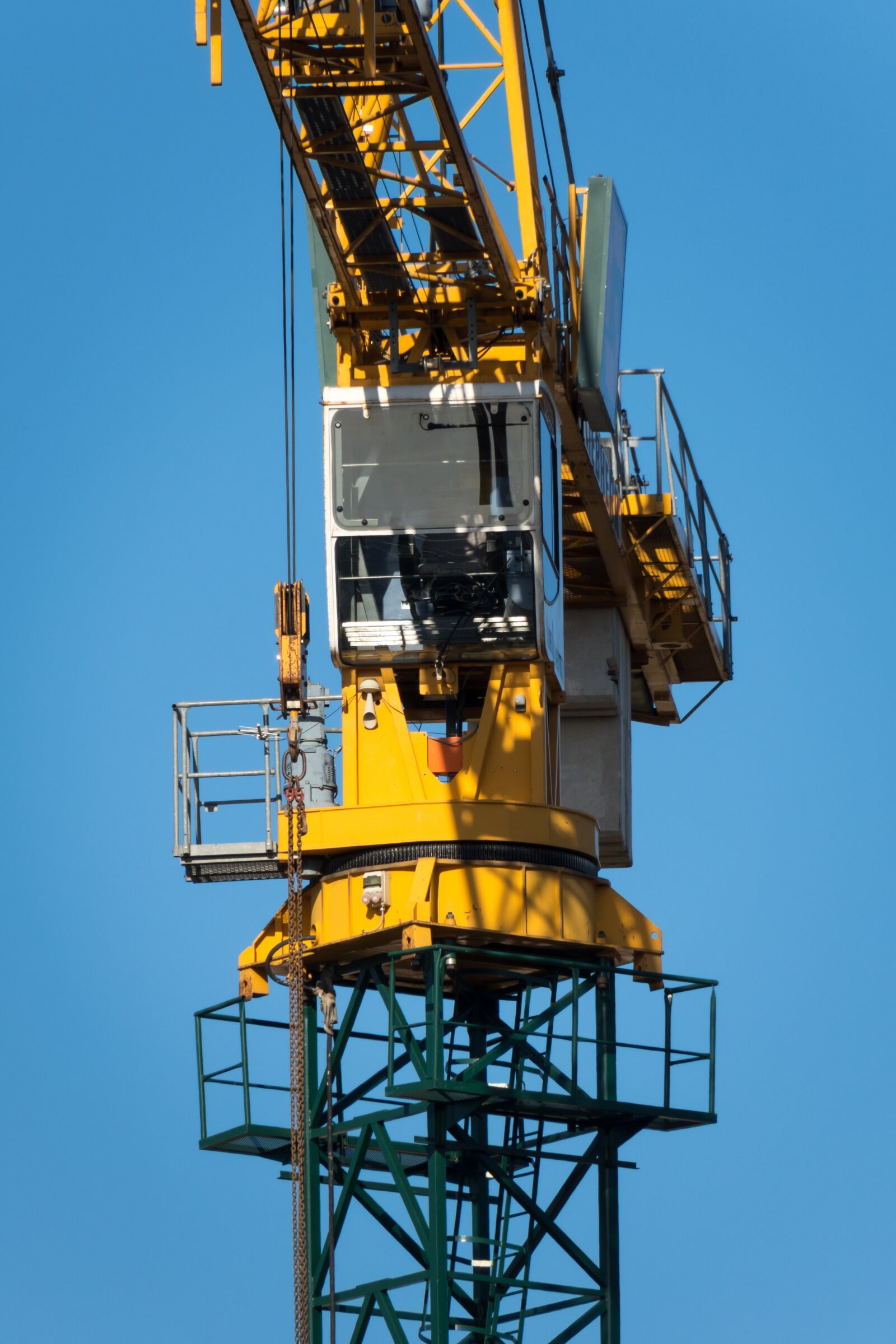 Canon PowerShot G3 X sample photo. Crane, baukran, crane cab photography