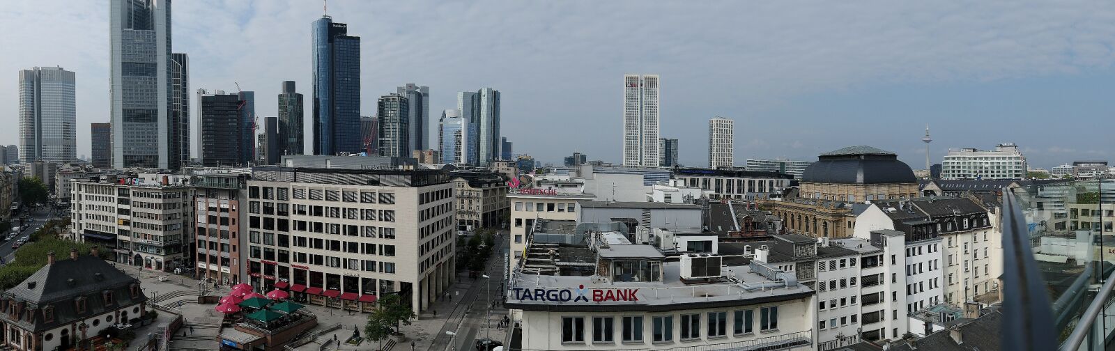 Panasonic Lumix DMC-LX10 (Lumix DMC-LX15) sample photo. Frankfurt, panoramic views, skyline photography