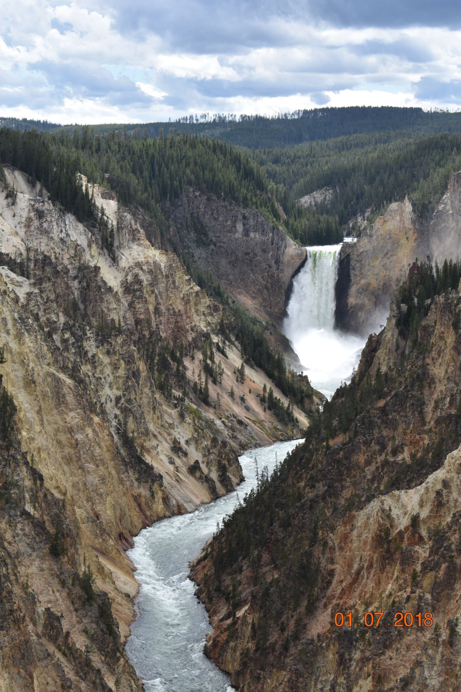 Nikon D3400 sample photo. Artist point, yellowstone, national photography