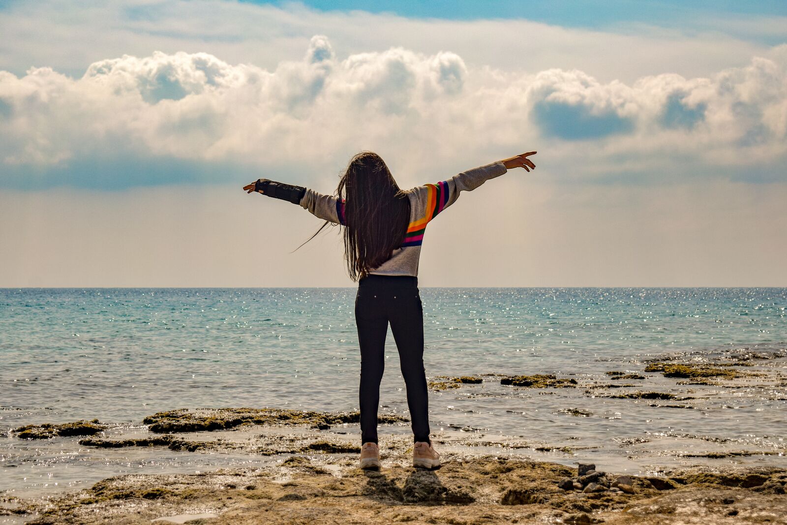 Nikon D3300 sample photo. Girl, teenager, beach photography