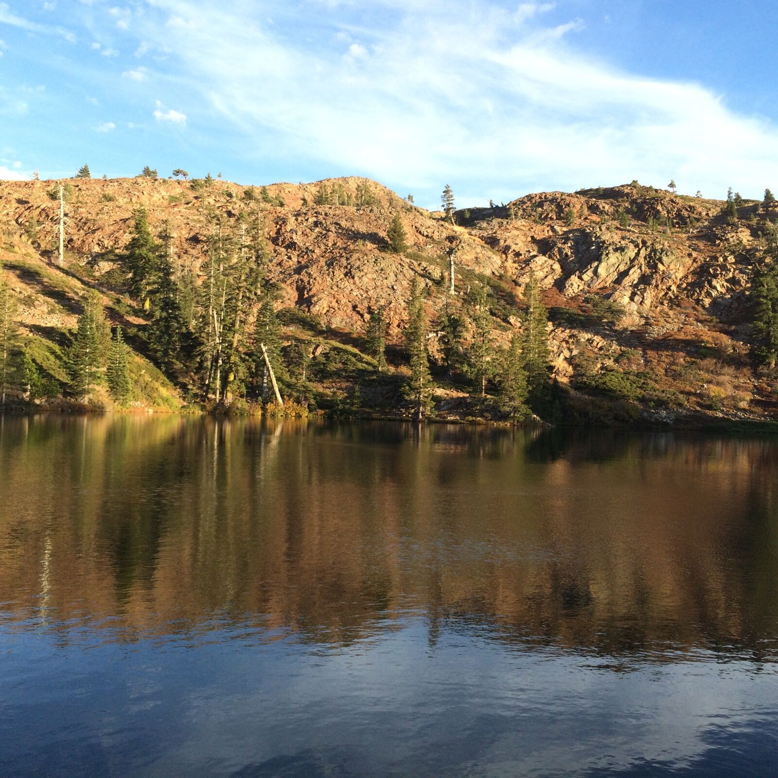 Apple iPhone 5s sample photo. Hiking, lake, sierra nevada photography