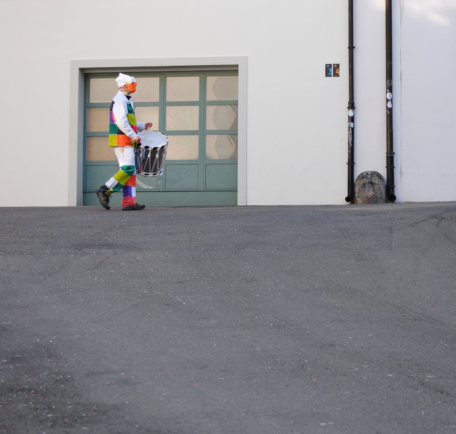 Nikon D3000 sample photo. Basler fasnacht, poetic, single photography