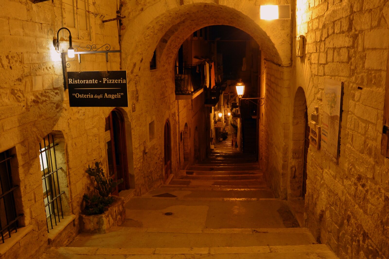 Nikon D7100 sample photo. Alley, night, descent photography