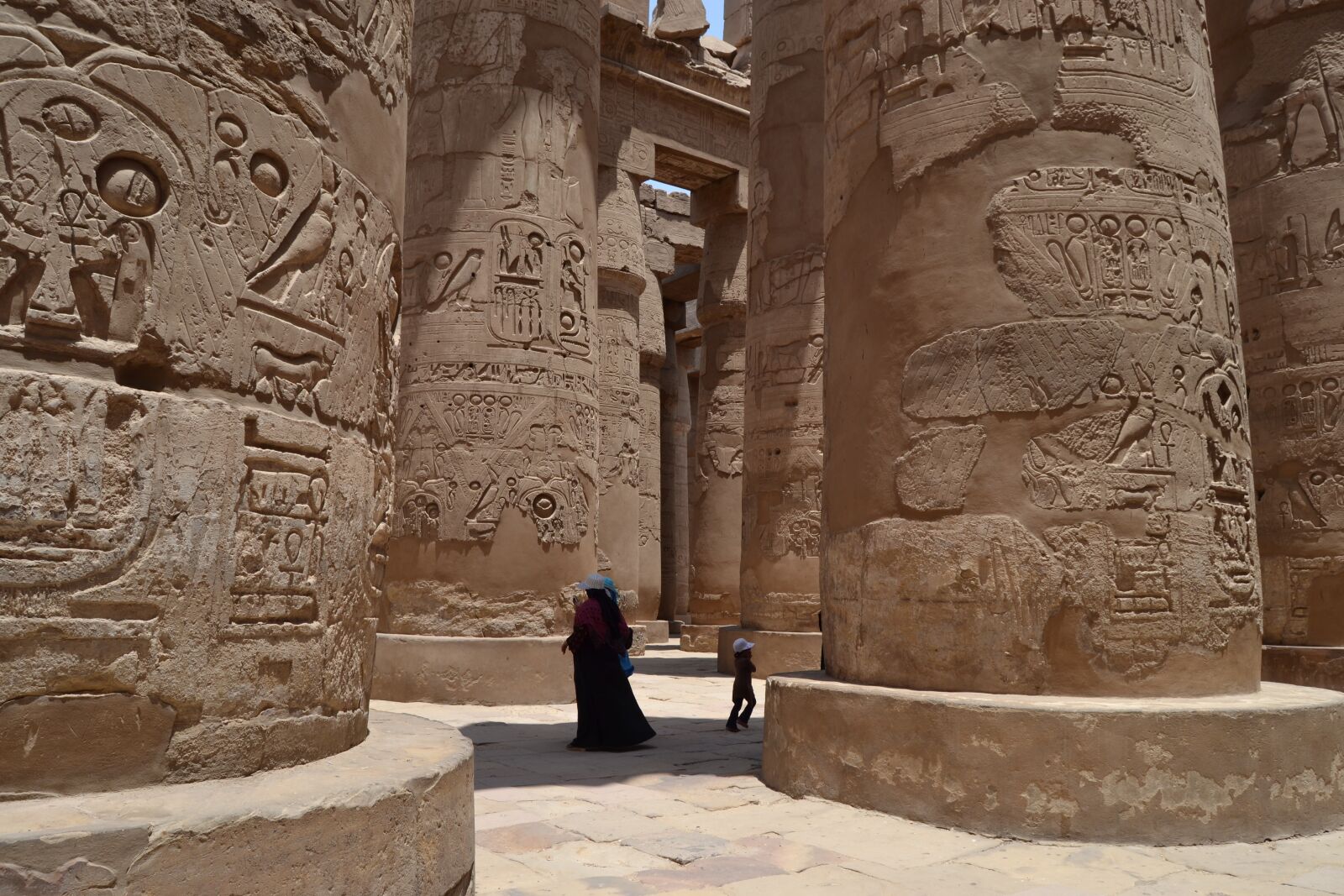 Nikon D3100 sample photo. Karnac, egypt, columns photography