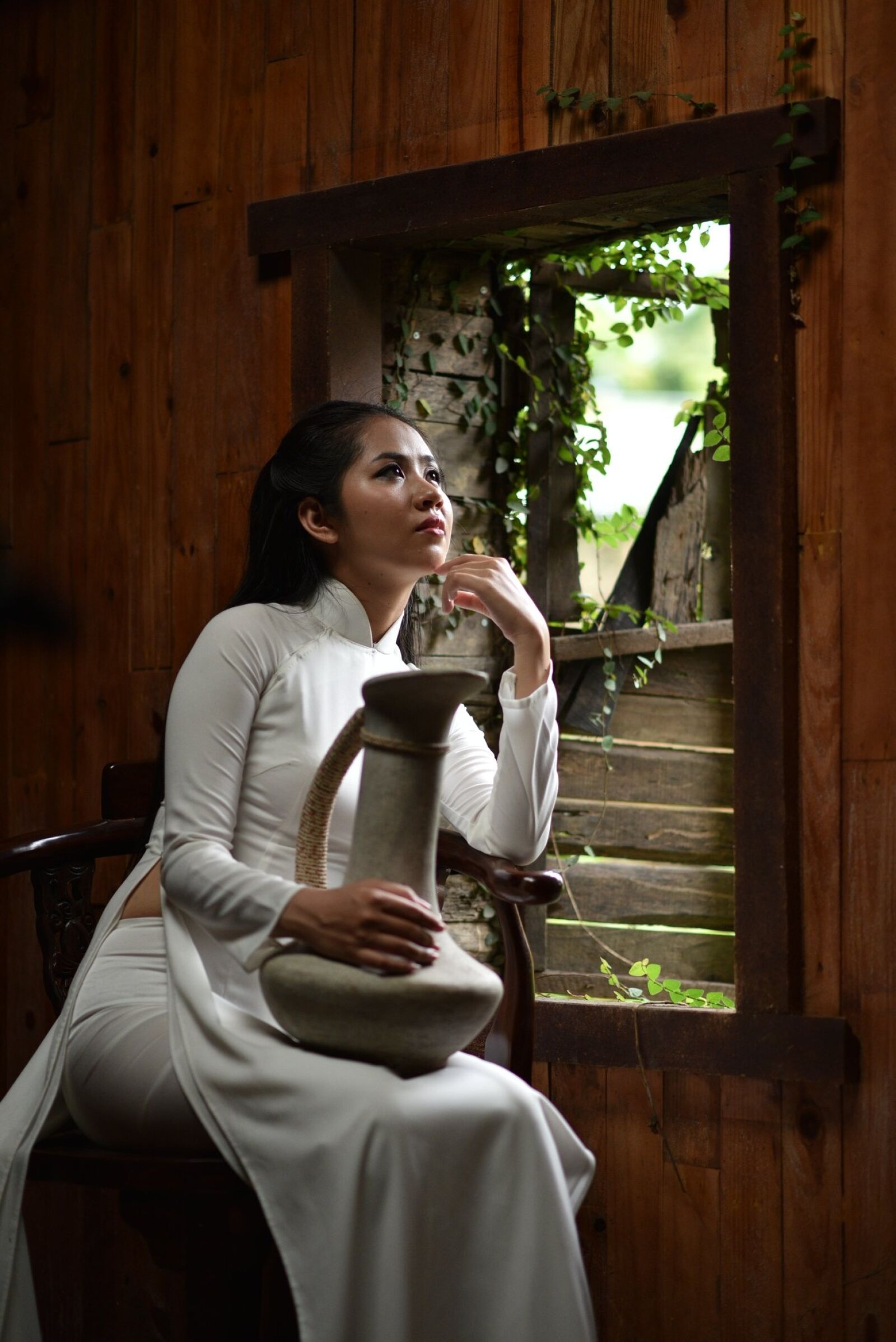 Nikon D750 sample photo. Girl, vintage, vietnam photography