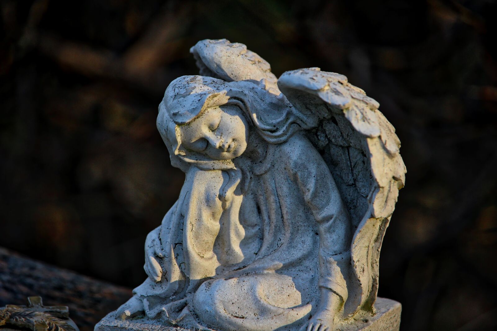 Canon EOS 100D (EOS Rebel SL1 / EOS Kiss X7) sample photo. Cherub, angel, mourning photography