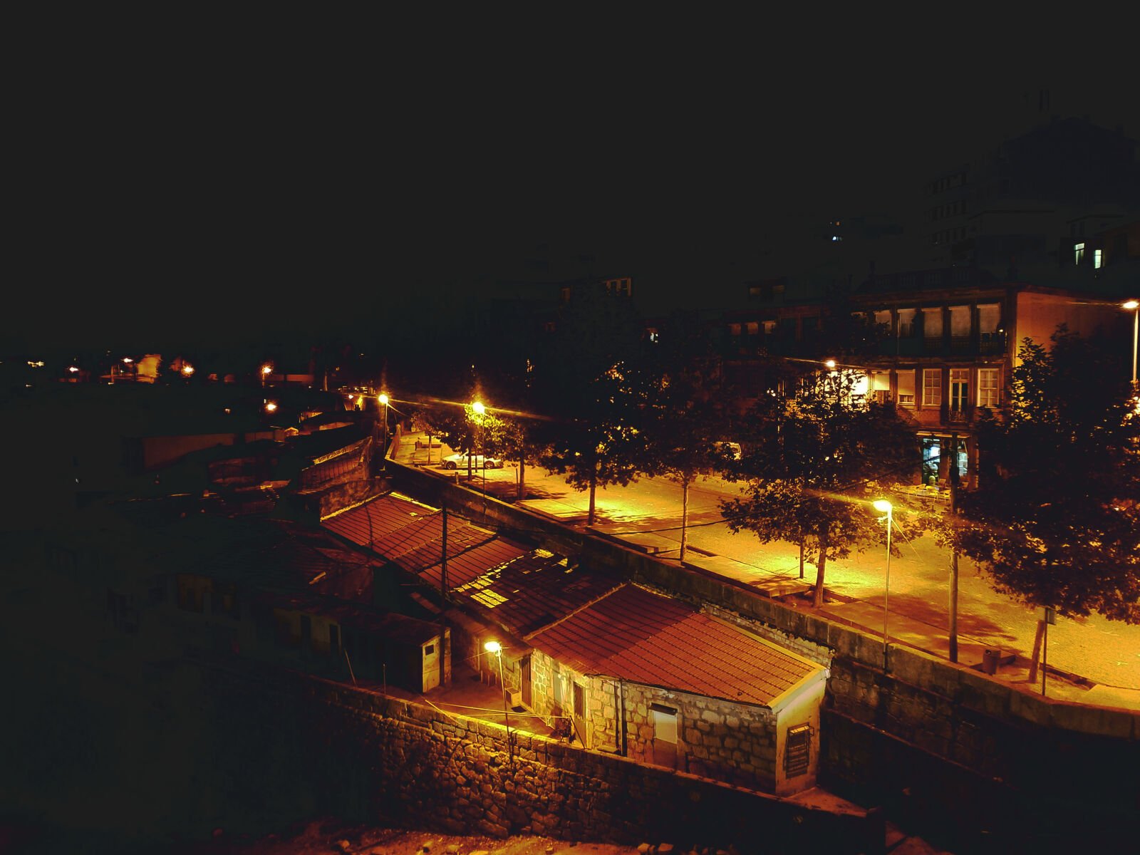 Olympus VG110,D700 sample photo. City, electricity, light, night photography