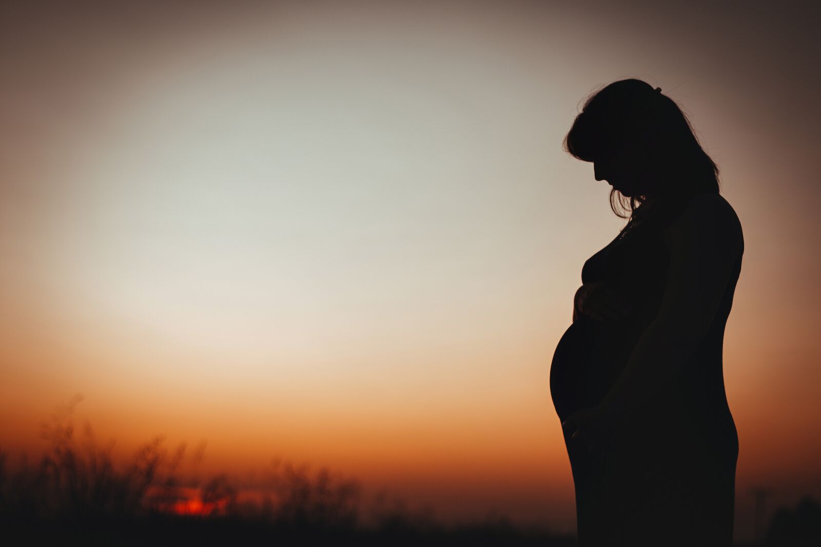 Nikon D7200 sample photo. Pregnant, portait, sunset photography