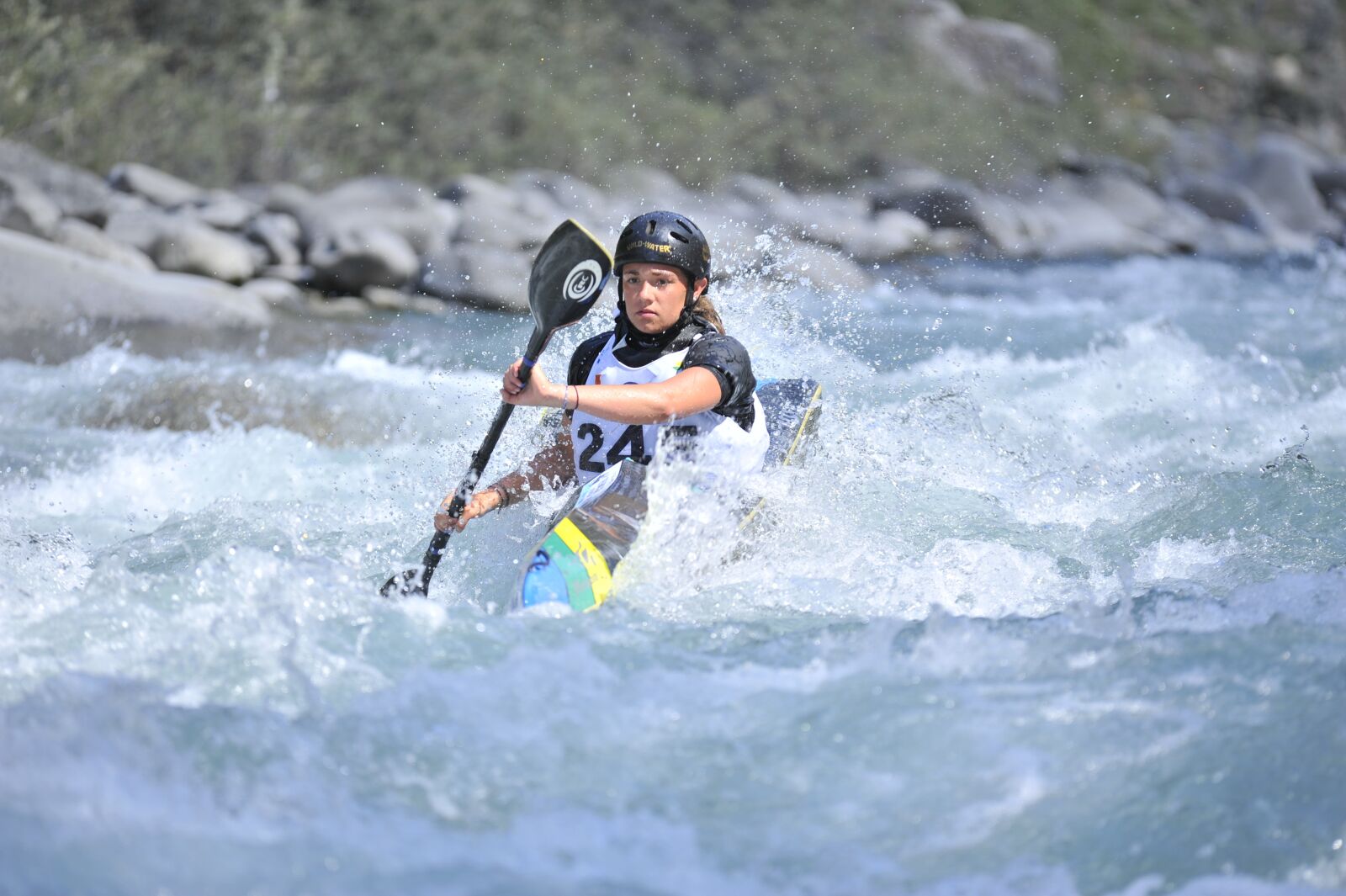 Nikon D700 sample photo. Kayak, canoe, ubaye photography