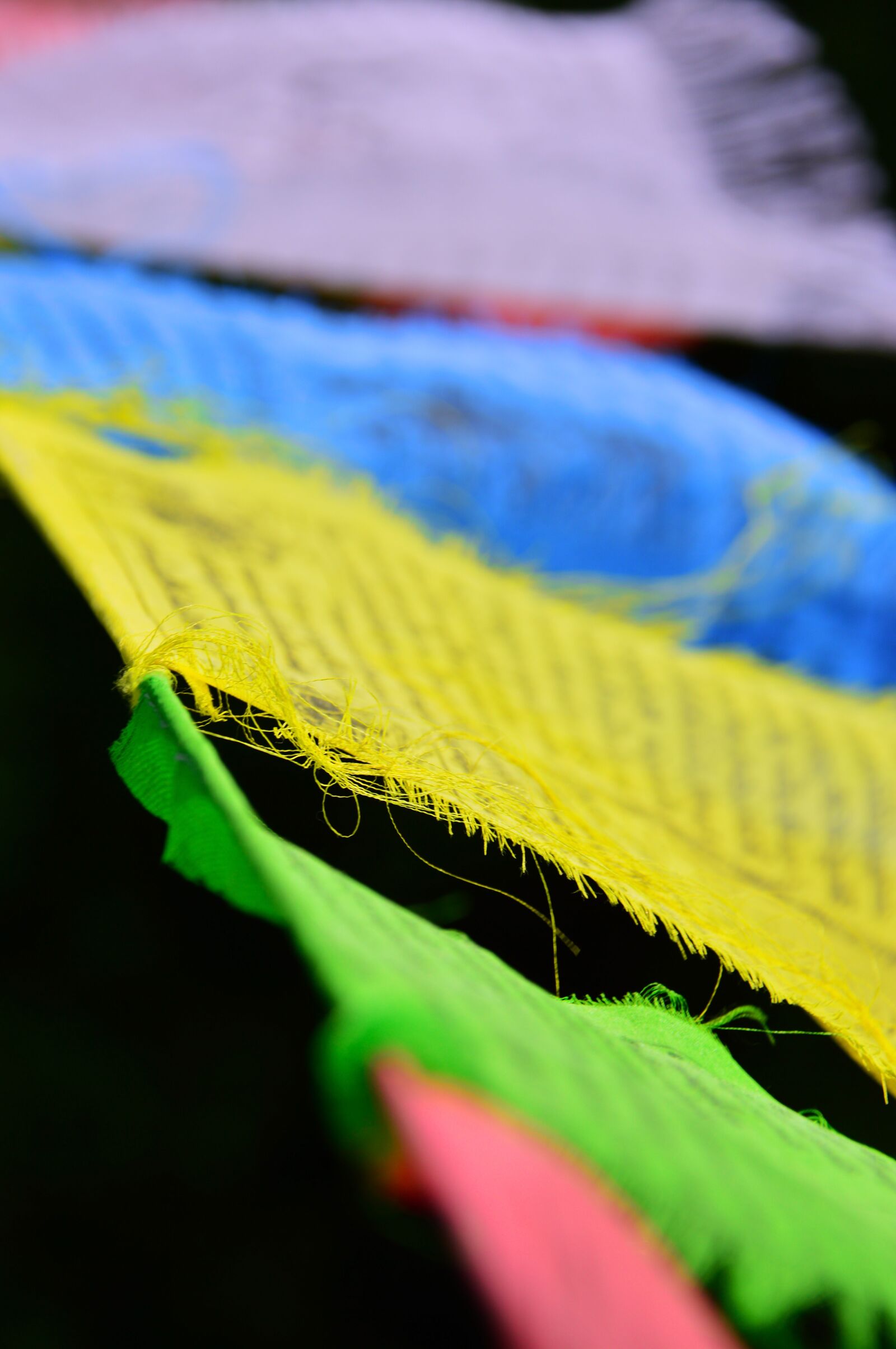 Nikon D3200 sample photo. Buddha, prayer flags, flag photography