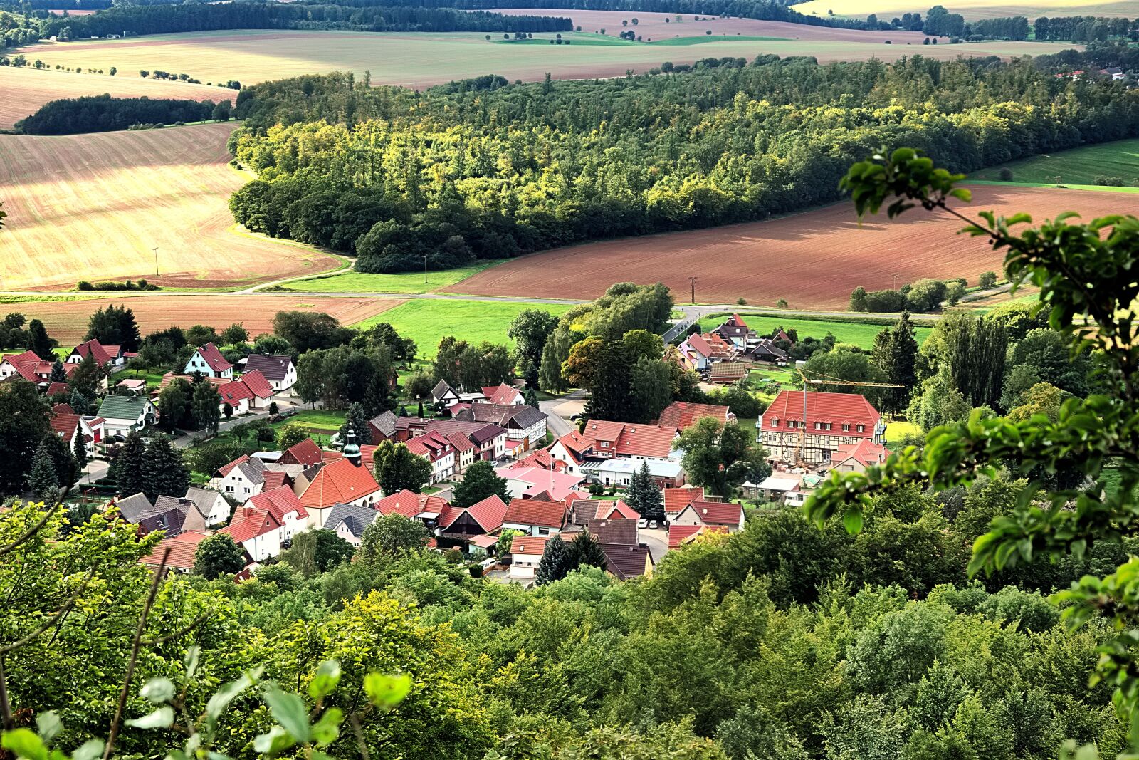 Nikon D3300 sample photo. Landscape, evening sun, village photography