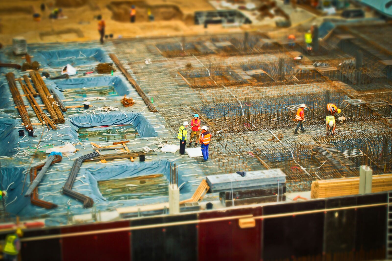 Olympus OM-D E-M10 sample photo. Construction, site, build photography