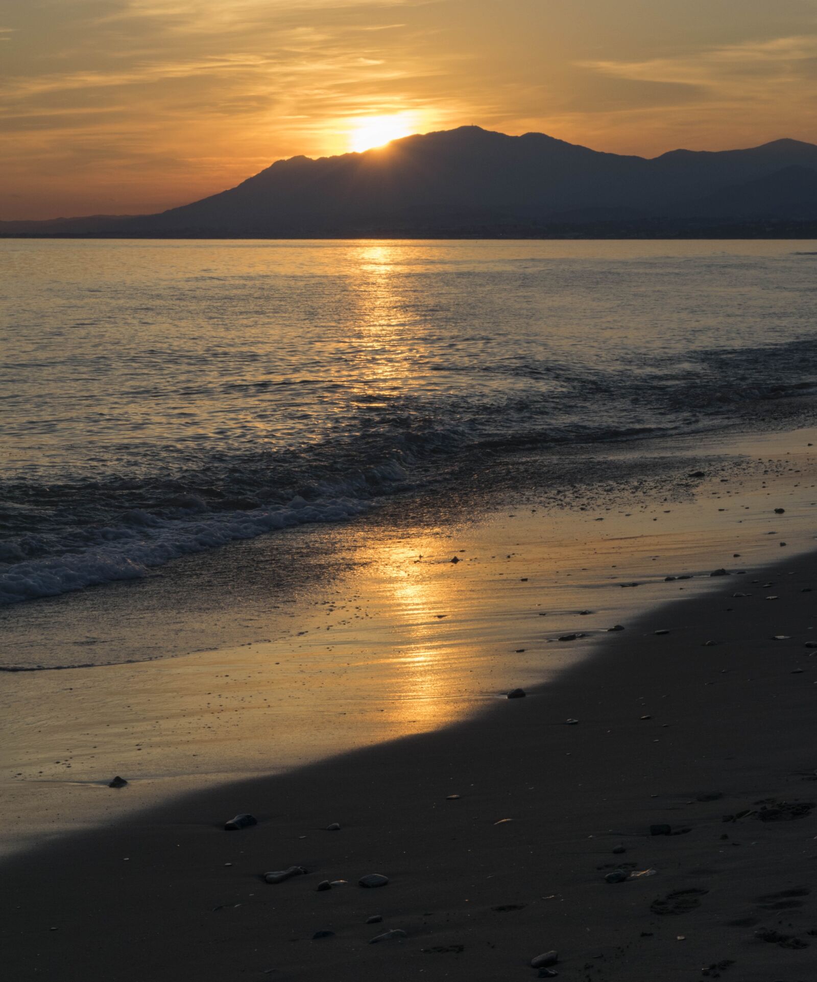 Nikon D5300 sample photo. Sunset, marbella, sea photography