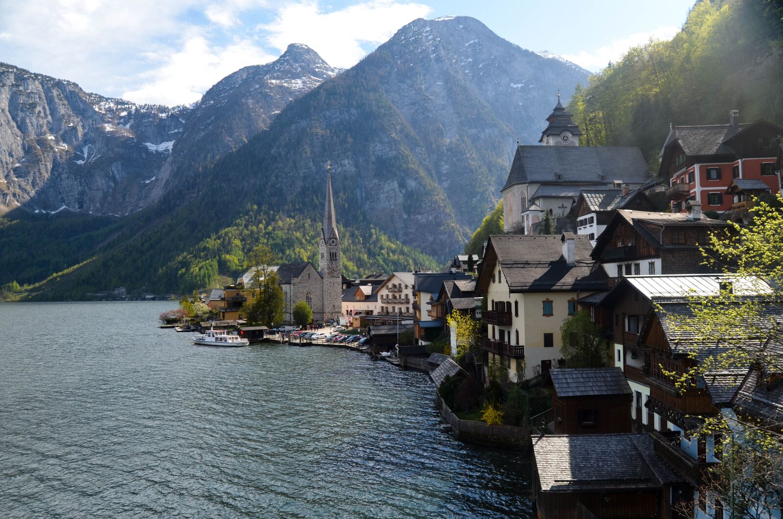 Nikon D5100 sample photo. Hallstatt, austria, town photography